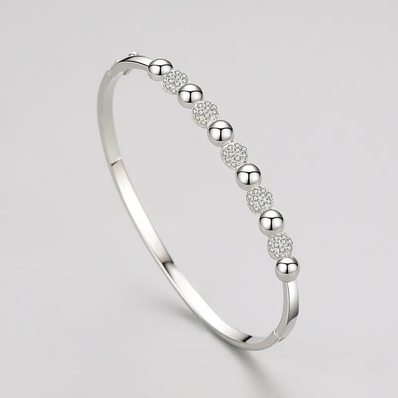 Bracelet Crystal Line – Argent 925, Éclat Raffiné